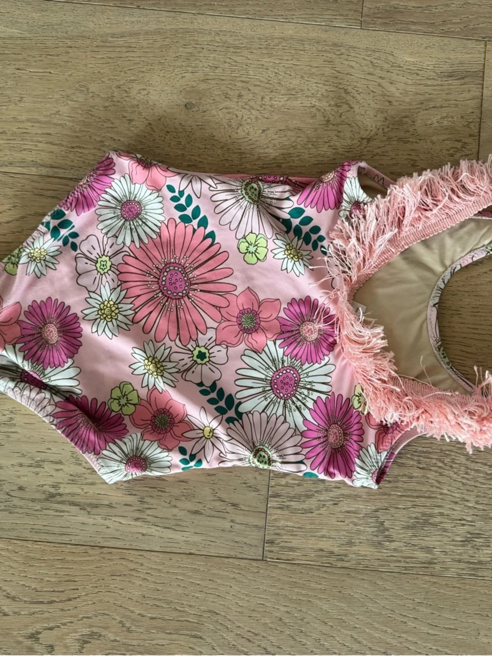 Shade Critters Retro Blossom Fringe Back Swimsuit